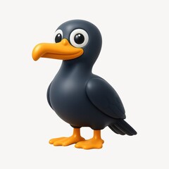 Cute cartoon bird illustration.