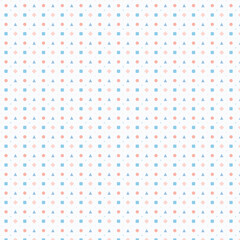 Pastel Geometric Shapes Seamless Pattern