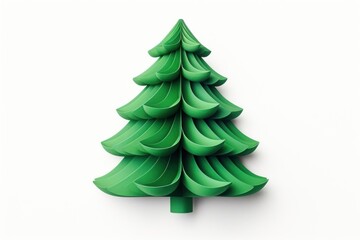 Obraz premium Christmas tree chandelier minimalist decoration.