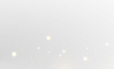 Golden Luxury Light with Shimmering Stardust, Bright Magic Glow and Sparkling Confetti