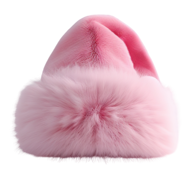 This cut out element features a soft bubble style Santa hat with fluffy trim. It is perfect for Christmas and New Year themes, ideal for holiday decorations and crafts
