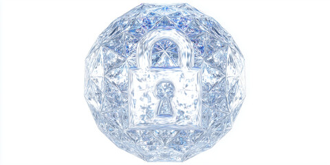 Obraz premium heart-shaped diamond, gray and white hues, isometric perspective, symmetrical design, elegant and luxurious feel,