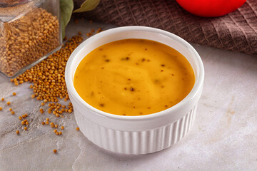 Honey and mustard sauce flavor seasoning dip