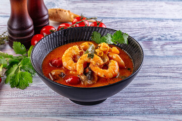 Coconut Thai Tom yum soup