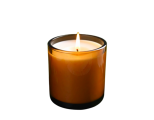 Firefly_Trio of Elegant Lotus Flowers in Various Stages of Bloom - Firefly_Tranquil candle centerpiece with lush green leaves (2)