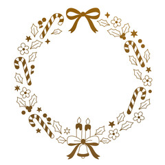 Minimal Winter Floral Frame