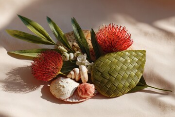 Tongan Independence Day Cultural Motifs Display