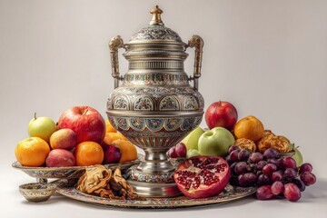 Independence Day Tajik Samovar Still Life