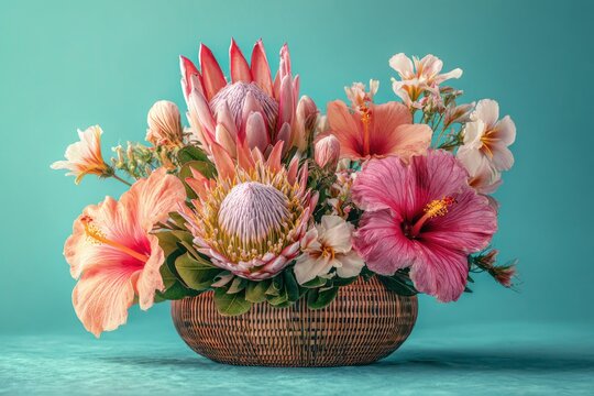 Tanzanian Independence Day Flower Arrangement - Powered by Adobe