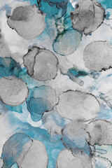 Abstract colorful background. Mixing alcohol ink paintings. Modern art. New trending colour of the 2026 year 