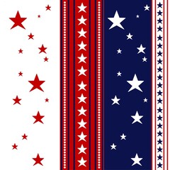 American  ethnic tribal-inspired pattern that incorporates the colors and symbolism of the American flag. The ethnic blends cultural artistry with ethnic pride, creating a look that is both striking 