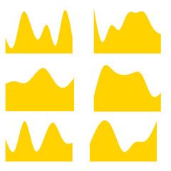 Abstract Wave and Curve Divider Collection &ndash; Modern Separator Elements for Website Header and Footer, Web and App UI Design Vector Illustration