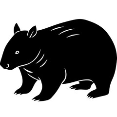 vector illustration of a wolf