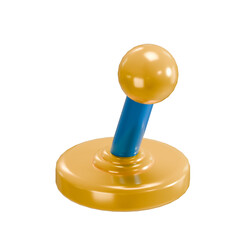 joystick2 y2k 3d icon illustration