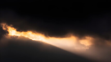 Hope – Sunbeam Breaking Through Clouds