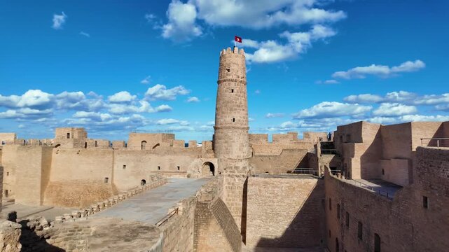 Ancient arabic fortress Ribat of Monastir, Tunisia