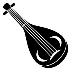 vector illustration of a guitar