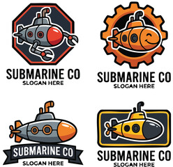 Obraz premium Submrine logo