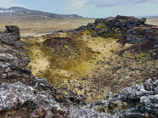 The Saxhóll Crater in Iceland