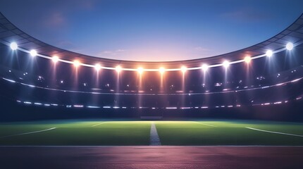 “Soft Stadium Light Glow Gradient Background