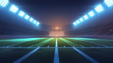 “Soft Stadium Light Glow Gradient Background