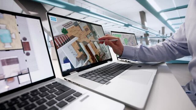 Computer Aided Design Of Modern House