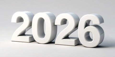 Future year in bold numerals.