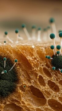 Extreme Macro Bread Mold Fungus Growth Macro Photography