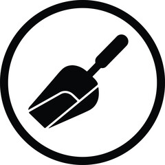 Silhouette scoop inside circle tool vector Illustrator