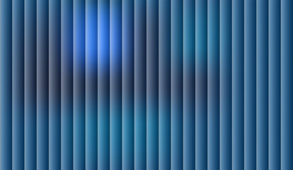 Obraz premium Abstract blue striped background with vertical lines and light