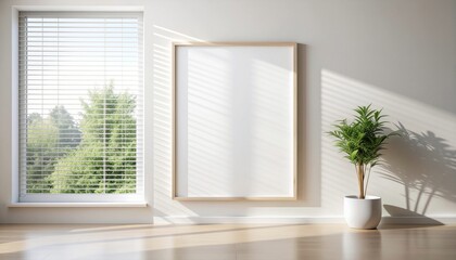 Aesthetic Minimal Wall Poster Mockup
