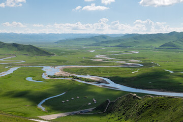 Manzetang Qianwan Wetland, Aba County, Aba Prefecture, Sichuan Province, China