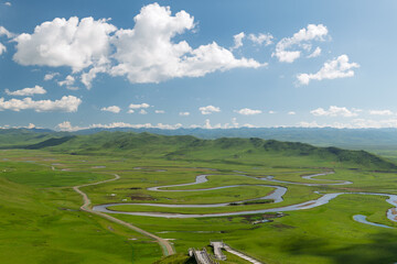 Manzetang Qianwan Wetland, Aba County, Aba Prefecture, Sichuan Province, China