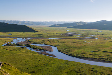 Manzetang Qianwan Wetland, Aba County, Aba Prefecture, Sichuan Province, China