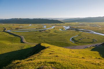Manzetang Qianwan Wetland, Aba County, Aba Prefecture, Sichuan Province, China