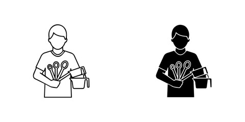 Abstract geometric design with vibrant color accents