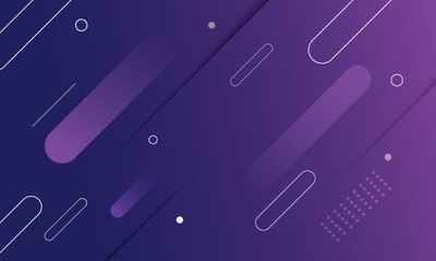 Purple abstract geometric background. Dynamic shapes composition. Vector illustration