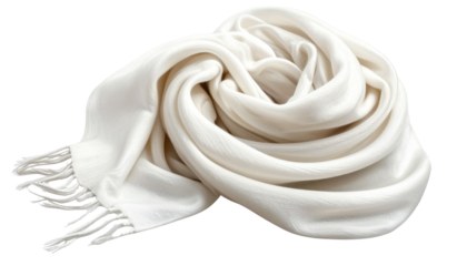 Beautiful visual representation of scarf, wool, cream emphasizing realism and artistic photography approach for modern branding and lifestyle isolated on transparent background