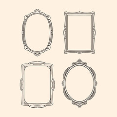 Vector Frames and Borders Collection Set