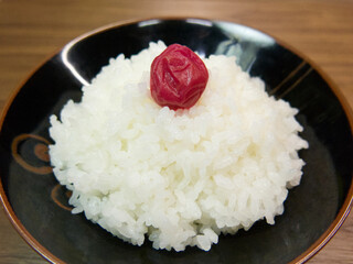 梅干しと白米