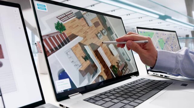 Computer Aided Design Of Modern House
