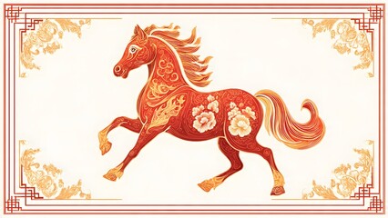 Chinese New Year Fiery Red Horse, Shio of Fire, Red Religion