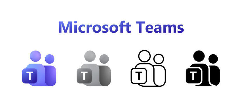 High-resolution Microsoft Teams logo icon (transparent PNG). Clean vector logotype of the Microsoft Teams app &mdash; ideal for UI design, presentations, branding, and digital projects.