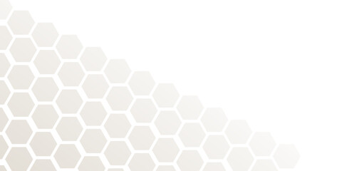 "Minimal white hexagon pattern background with soft gradient tones. Clean geometric honeycomb design ideal for modern presentations,tech templates,banners, websites,and professional graphic projects.