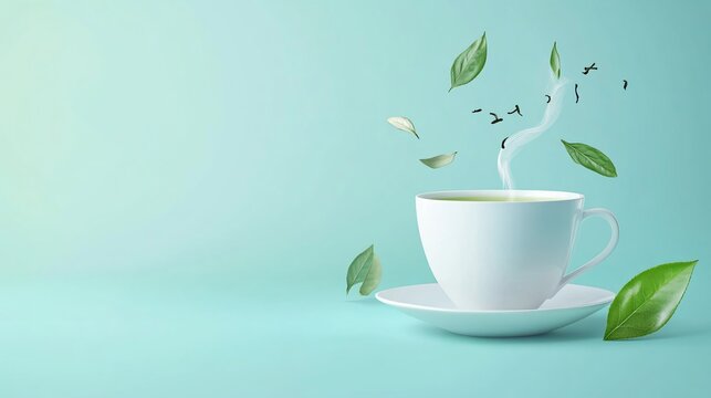 Versatile Design Template on Soft Blue Background