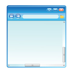 Fototapeta premium 2000s interface with gradients. Retro user interface elements 2000s style. 2000s retro user interface elements.