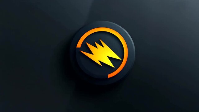 Modern logo design featuring a stylized lightning bolt symbol