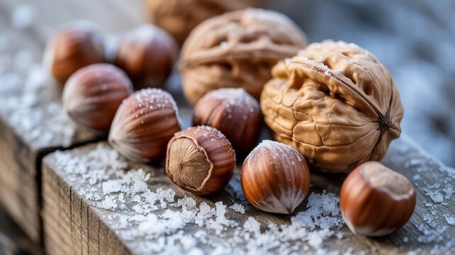 Rich brown sugar in a wooden spoon, elegantly contrasted with white granulated sugar on a textured wooden background, showcasing sweet culinary ingredients for baking and cooking
