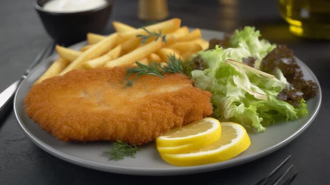 Ein klassisches Wiener Schnitzel