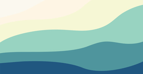 Wave curve design, modern line pattern, graphic covec vector illustration .